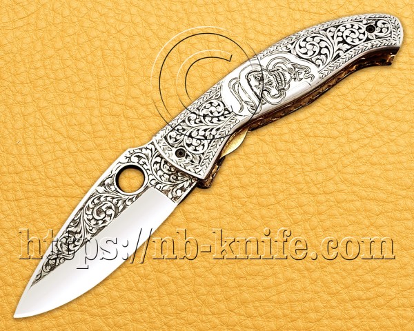 Personalized Engraving Handmade Stainless Steel Pocket Folding Knife | Steel Handle | Damascus Pen Wooden Gift Box